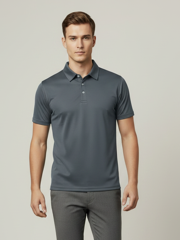 Rawgear Summer Dry Fit Polo Shirt For Men-Grey-LV9893