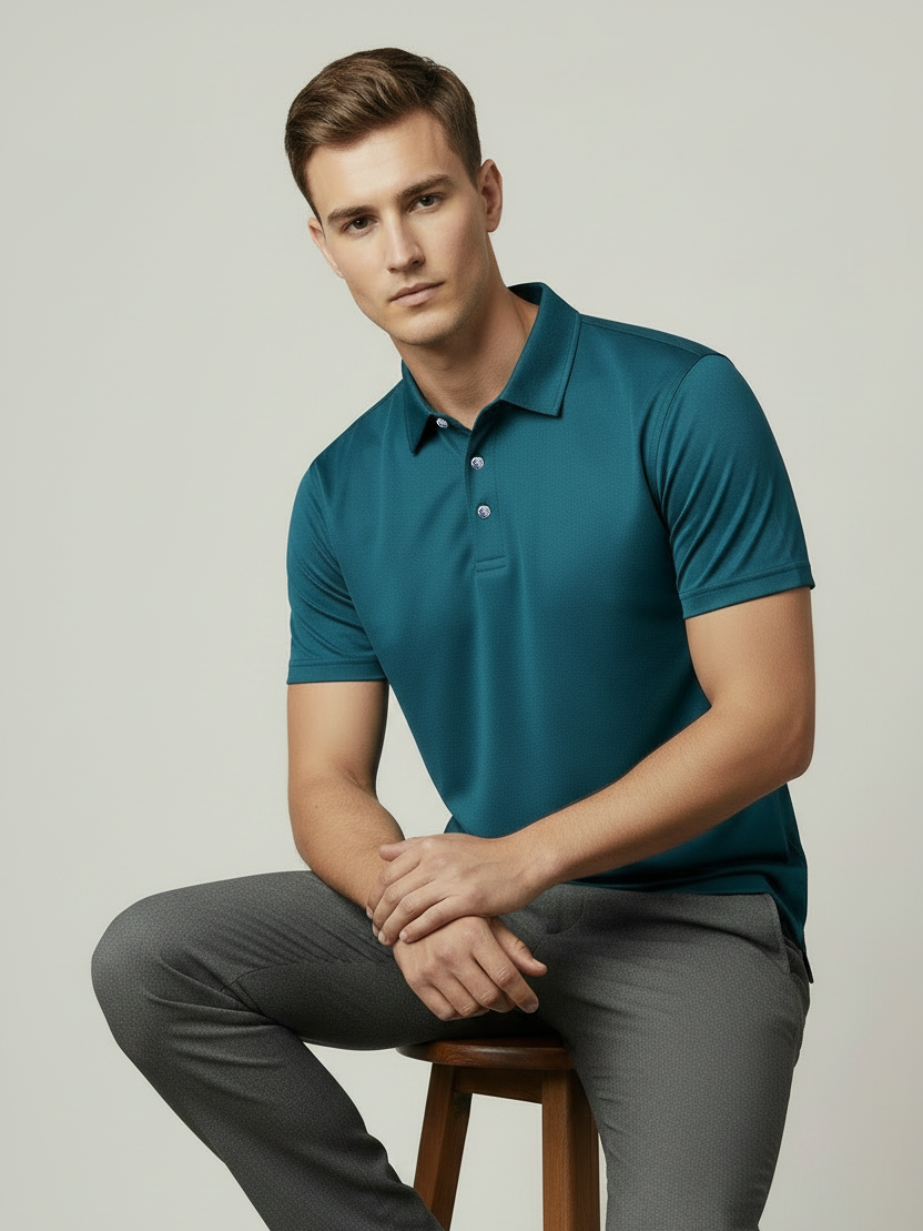Rawgear Summer Dry Fit Polo Shirt For Men-Zinc-LV2163