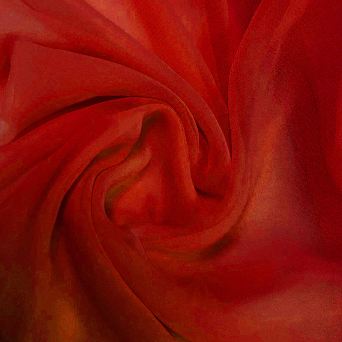 important Net Dupatta- Red