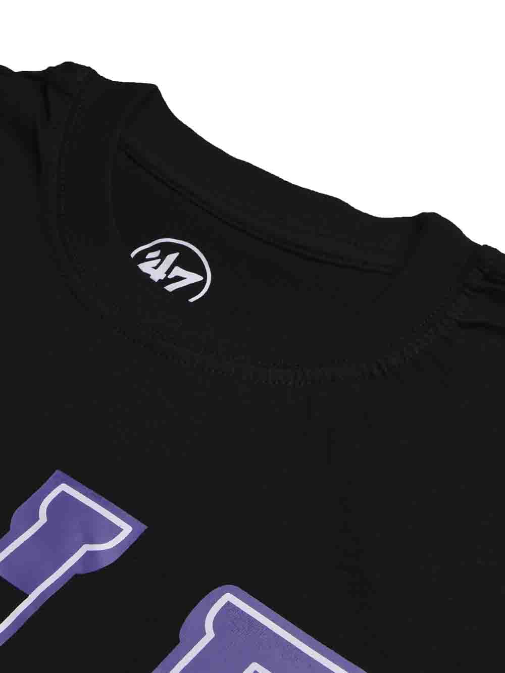 47 Single Jersey Crew Neck Tee Shirt For Men-Black with Print-BE913/BR13174