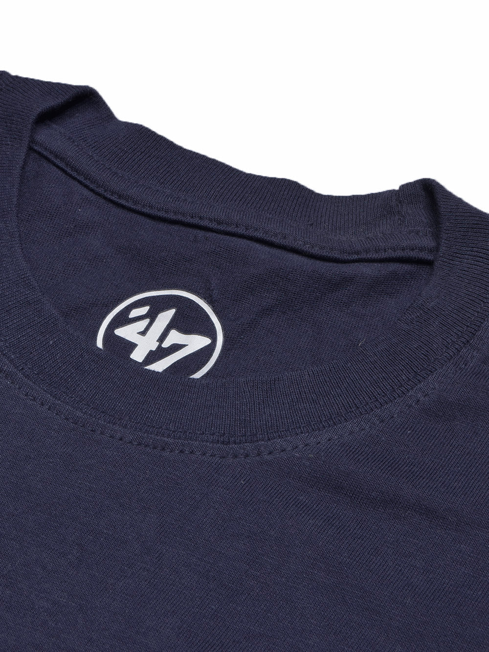 47 Single Jersey Crew Neck Tee Shirt For Men-Dark Navy-BE1001/BR13241