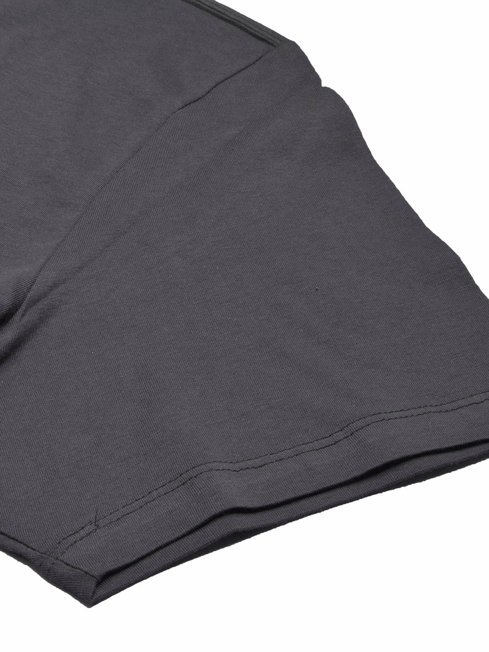 47 Single Jersey Crew Neck Tee Shirt For Men-Dark Grey with Print-BE1003/BR13243