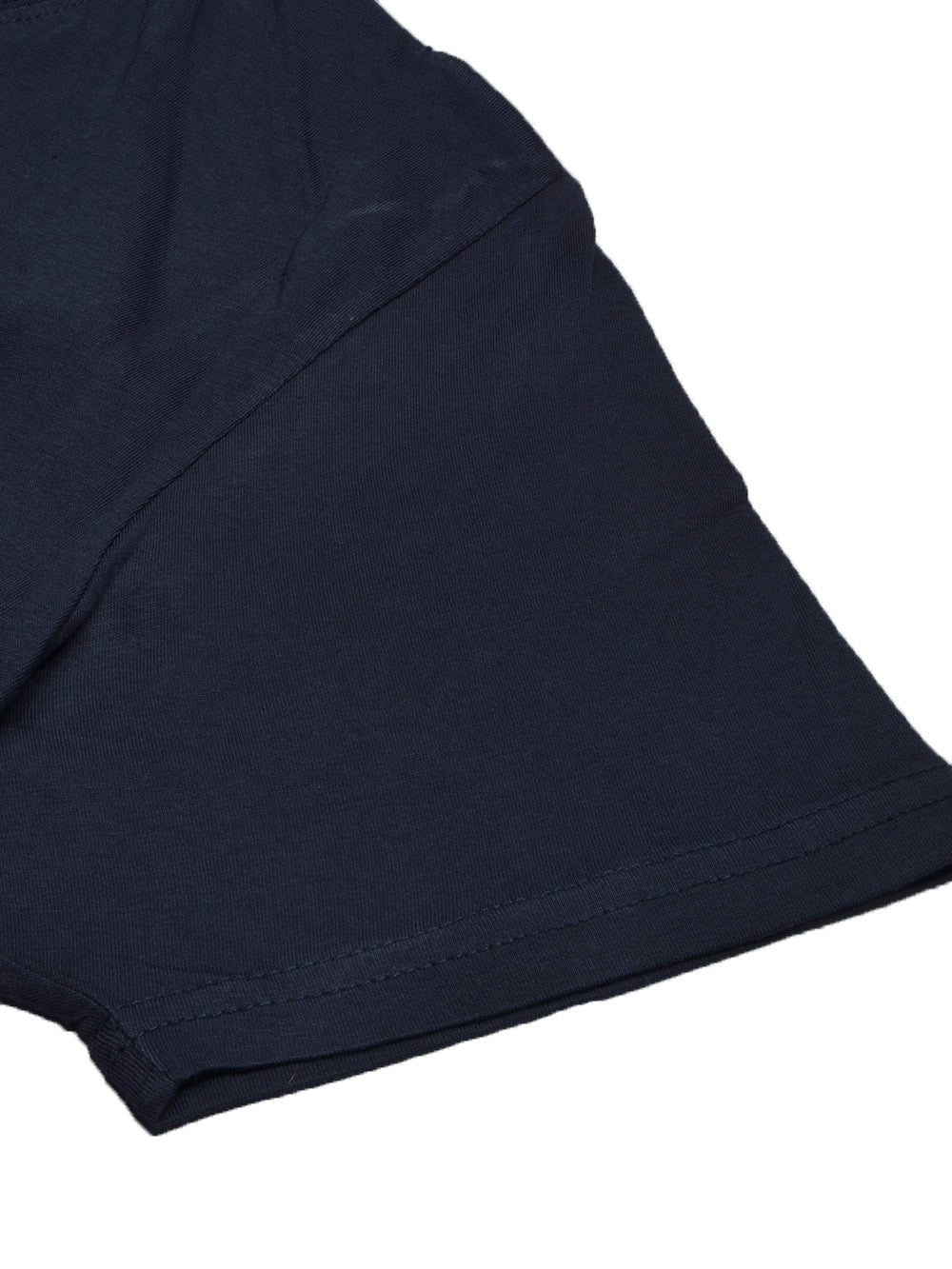 47 Single Jersey Crew Neck Tee Shirt For Men-Navy with Print-BE905/BR13167