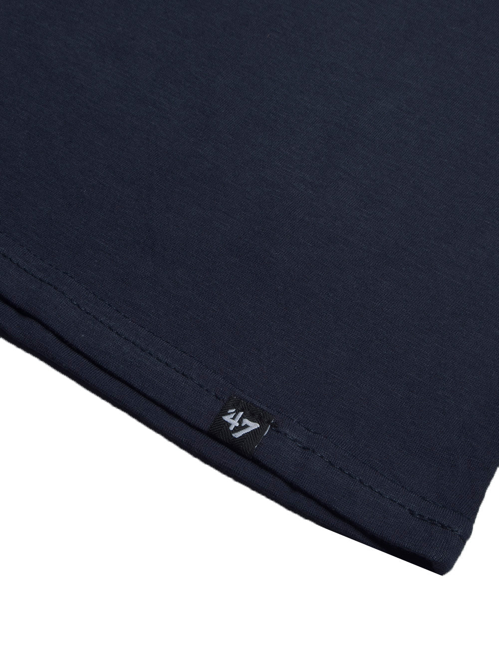 47 Single Jersey Crew Neck Tee Shirt For Men-Navy with Print-BE905/BR13167