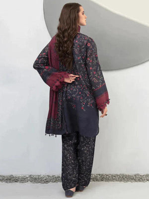 Baroque 90/88 Printed Lawn Unstitched 3 Pcs Suit For Women-LV225