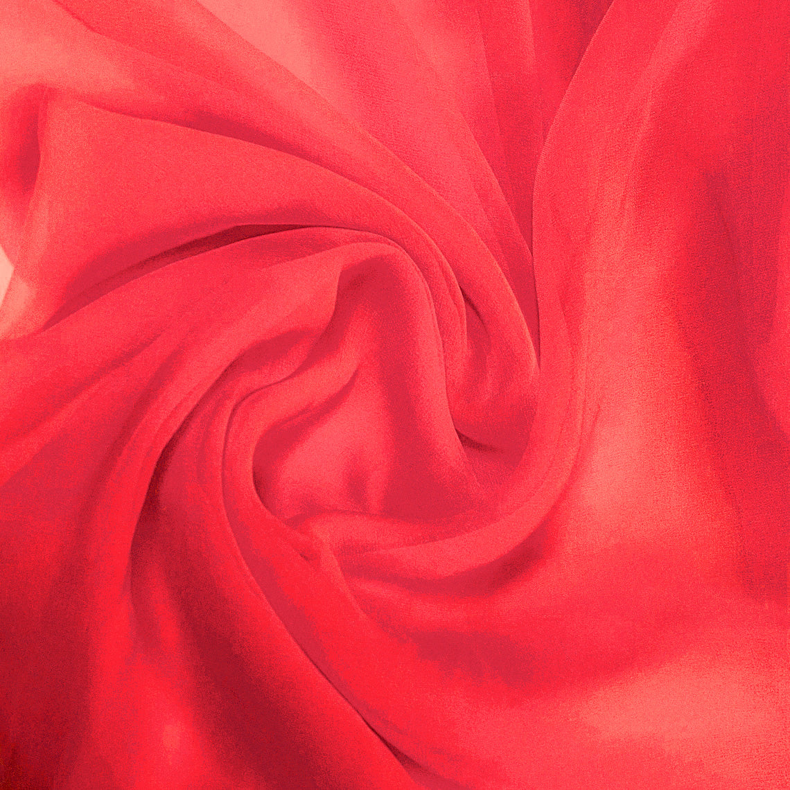 important Net Dupatta- carrot red