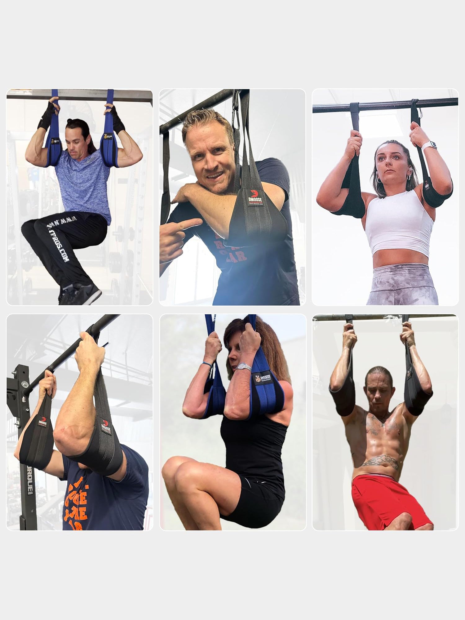 DMoose Fitness Ab Straps Workout Equipment for Men & Women-LV380