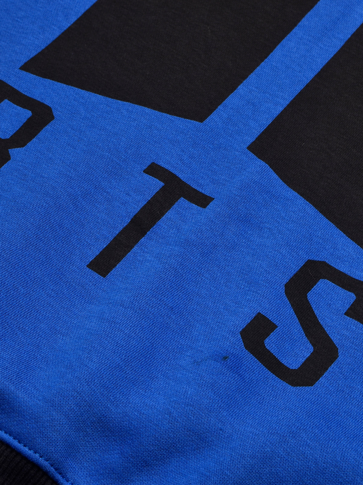 BTS Fleece Tracksuit For Kids-Dark Blue with Black-BR878