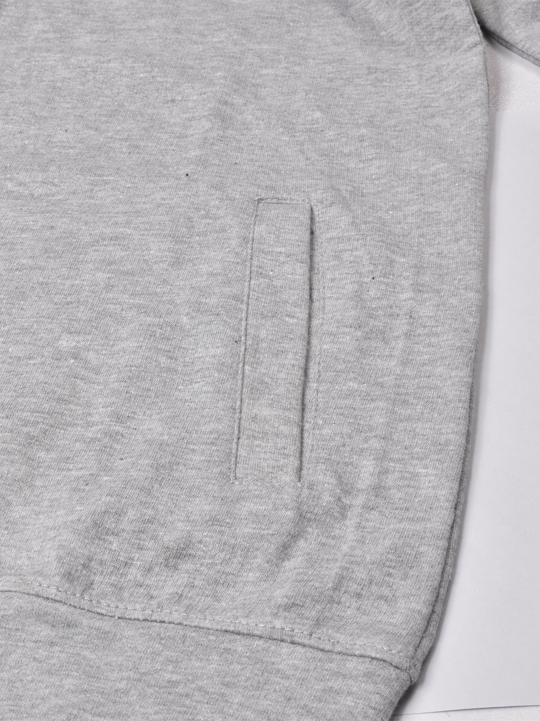 Louis Vicaci Fleece Zipper Tracksuit For Men-Grey Melange-RT1351