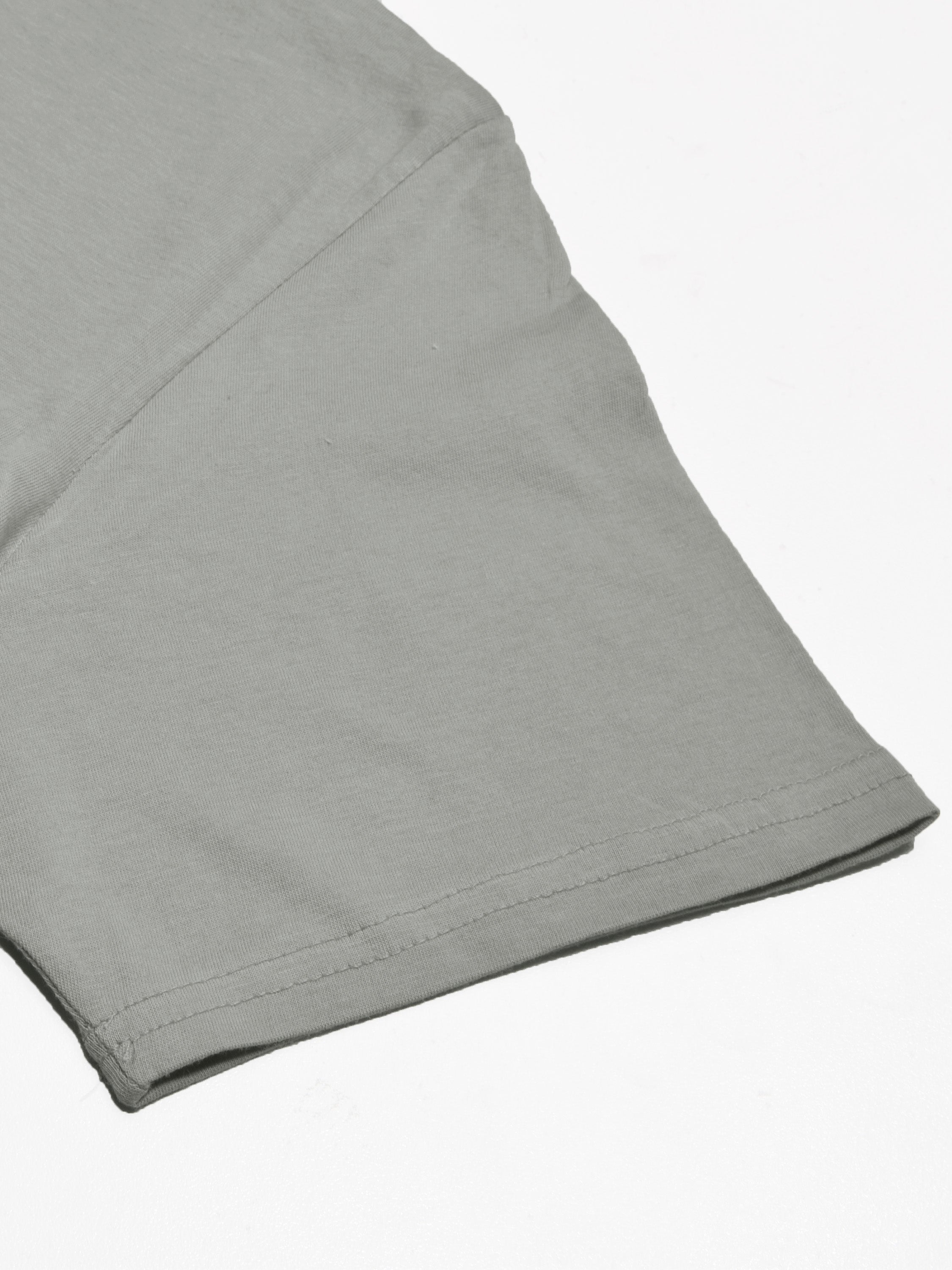 47 Single Jersey Crew Neck Tee Shirt For Men-Slate Grey with Print-SP1655/RT2395