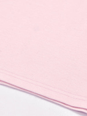 Summer Polo Shirt For Men-Pink With Dark Navy & Bond Blue-SP6903