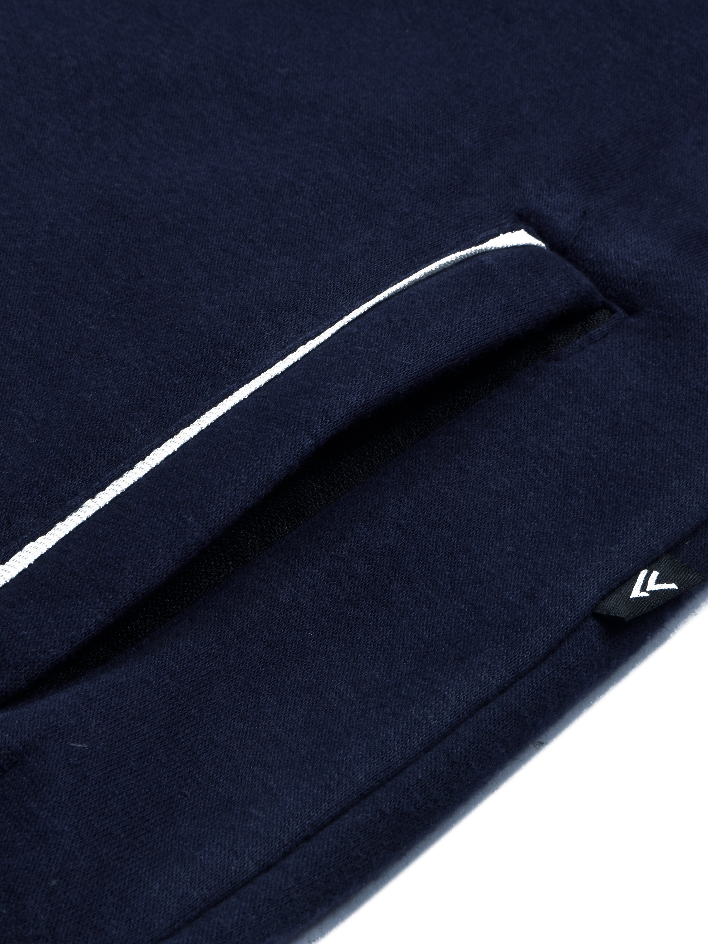 Louis Vicaci Fleece Zipper Tracksuit For Men-Dark Navy-BR830