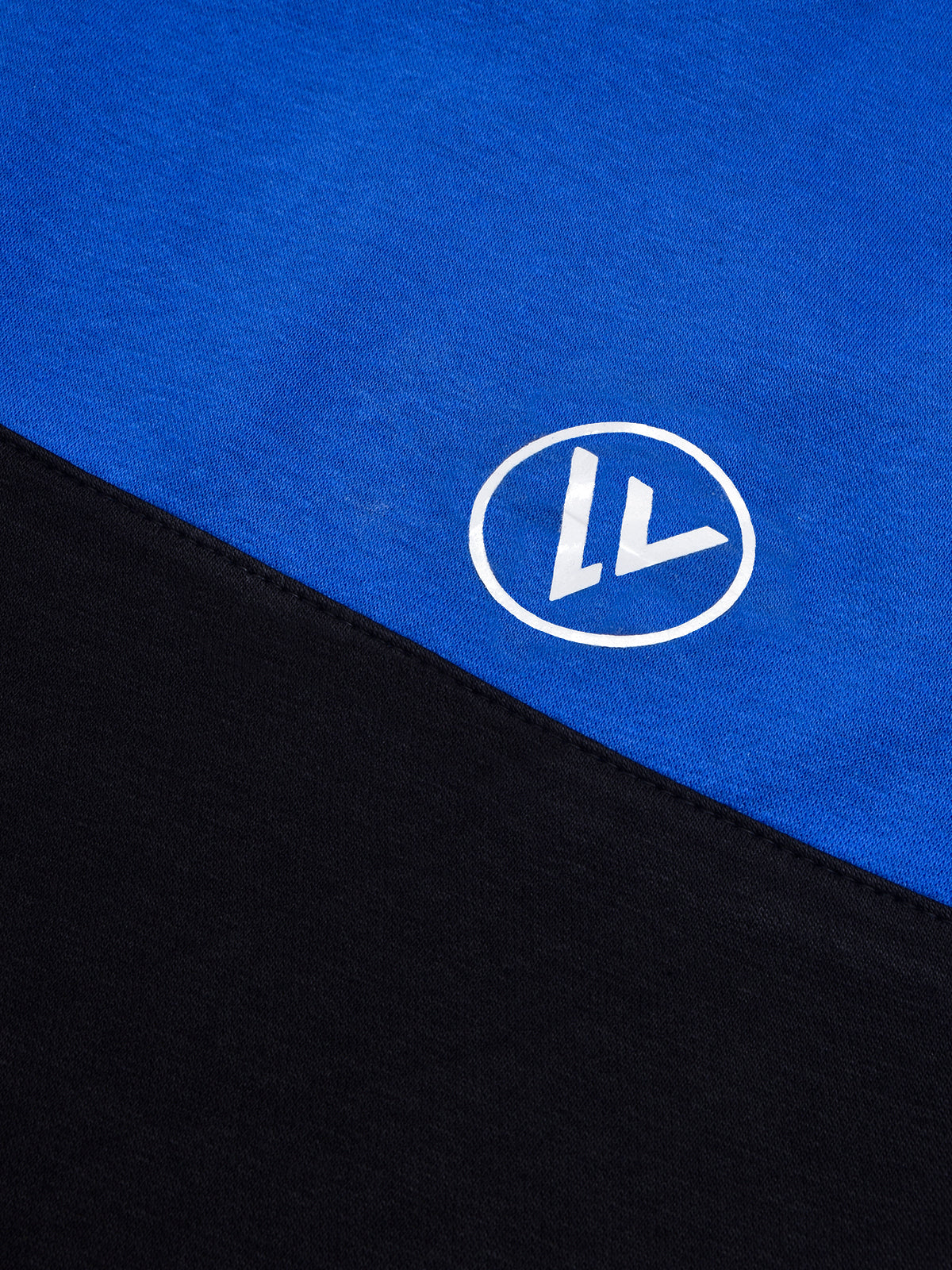 Louis Vicaci Fleece Sweatshirt For Men-Black with Blue-BR832