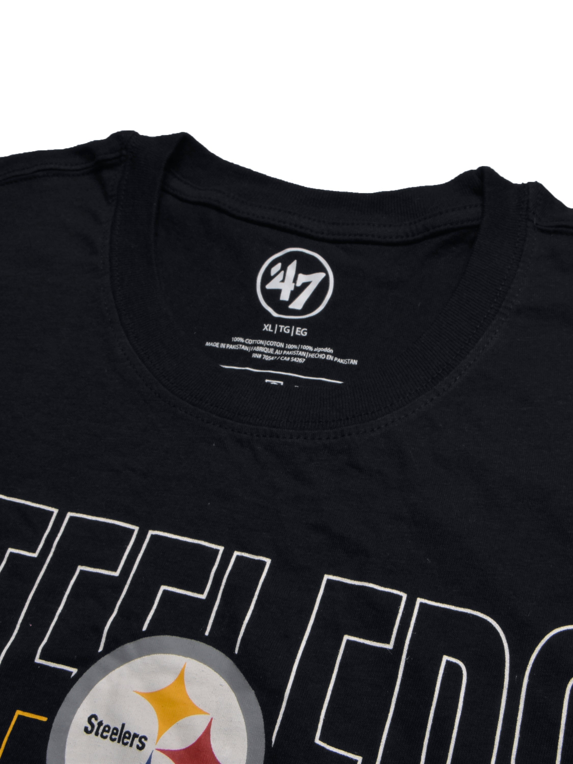 47 Single Jersey Crew Neck Tee Shirt For Men-Dark Navy with Print-SP1823