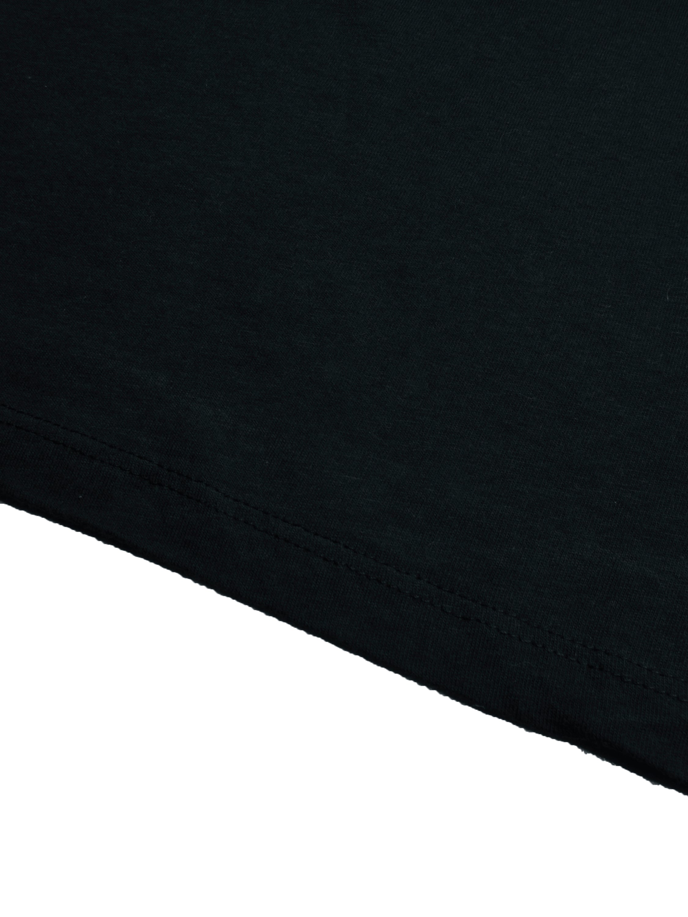 47 Single Jersey Crew Neck Tee Shirt For Men-Dark Navy with Print-SP1828