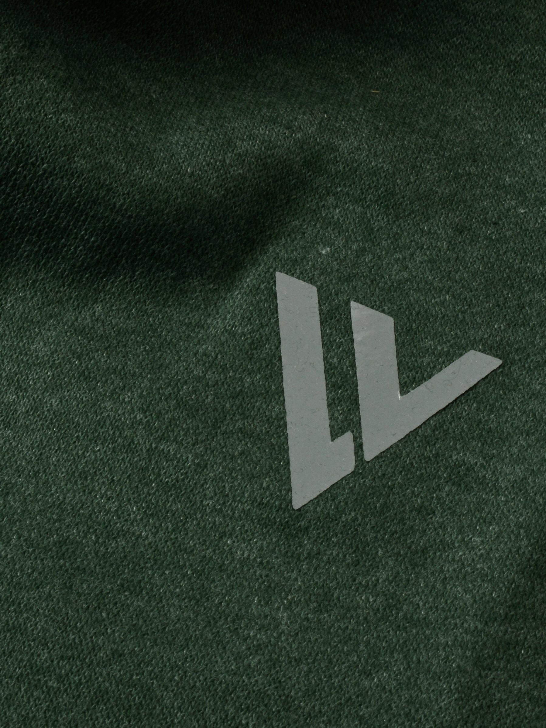 Louis Vicaci Fleece Zipper Tracksuit For Men-Green Melange-RT1381