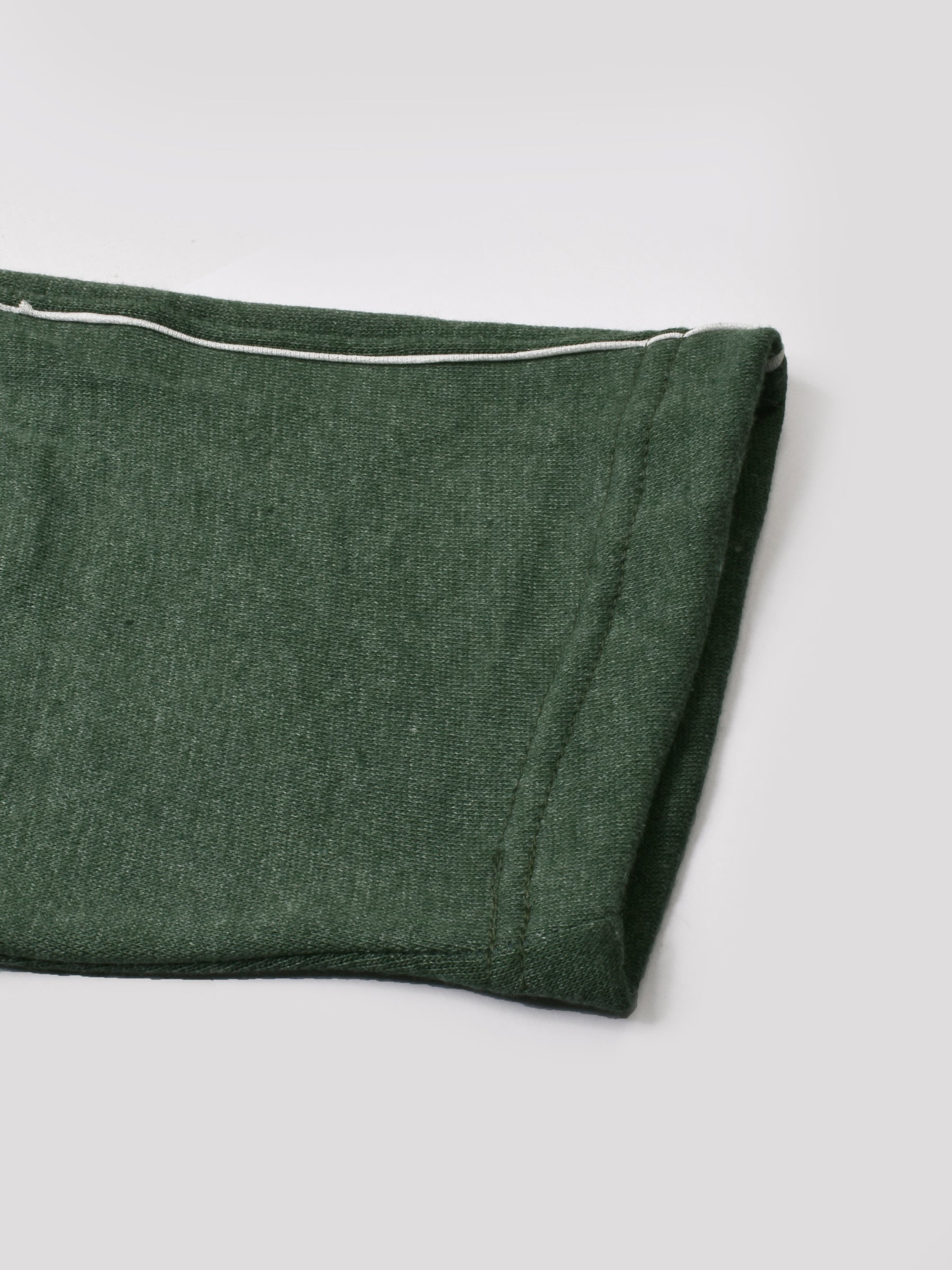 Louis Vicaci Fleece Zipper Tracksuit For Men-Green Melange-RT1381