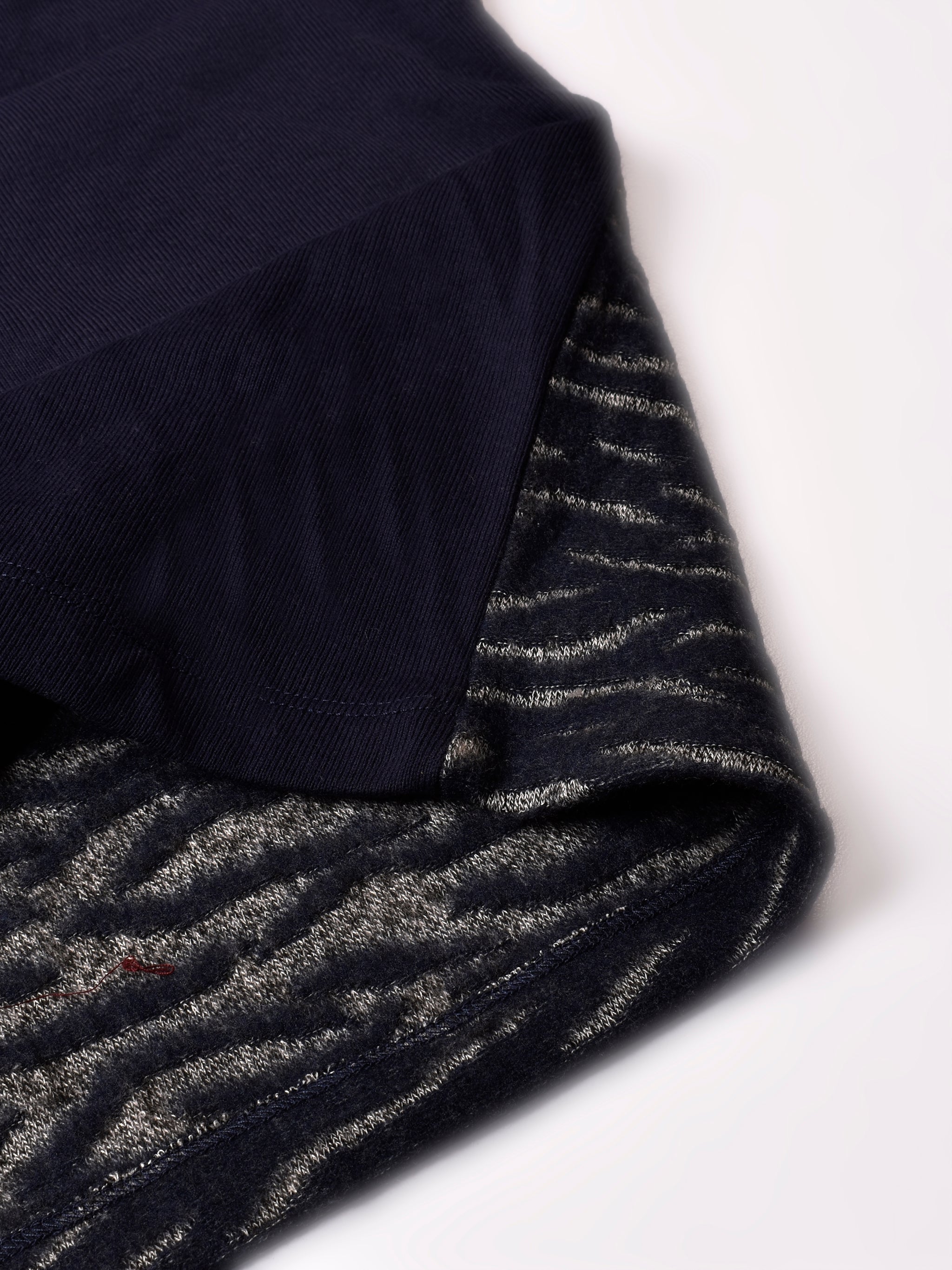 Louis Vicaci Fleece Sleeveless Zipper Sweater For Men-Navy Blue-RT1508