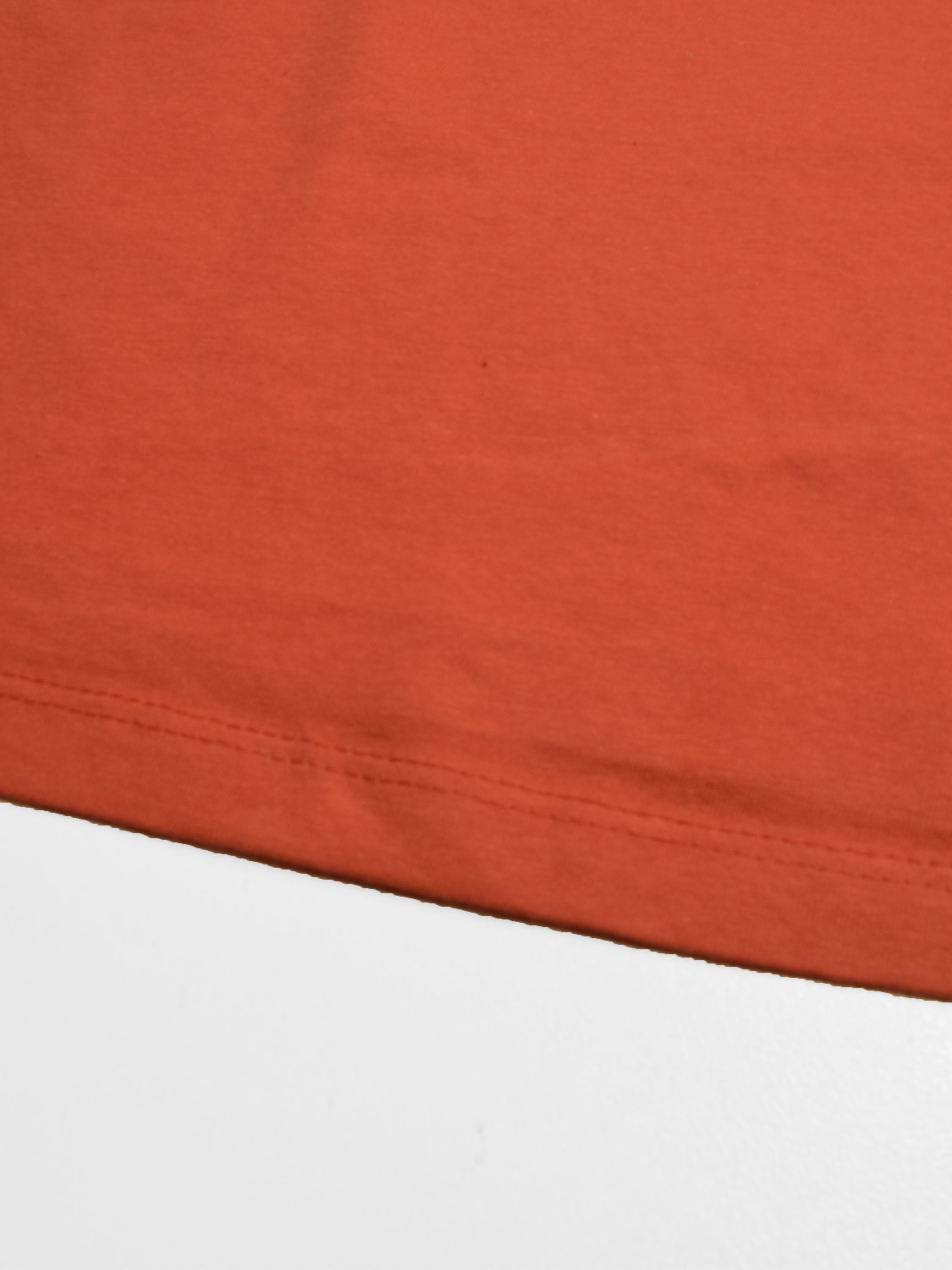 47 Single Jersey Crew Neck Long Sleeve Shirt For Men-Orange-SP1843