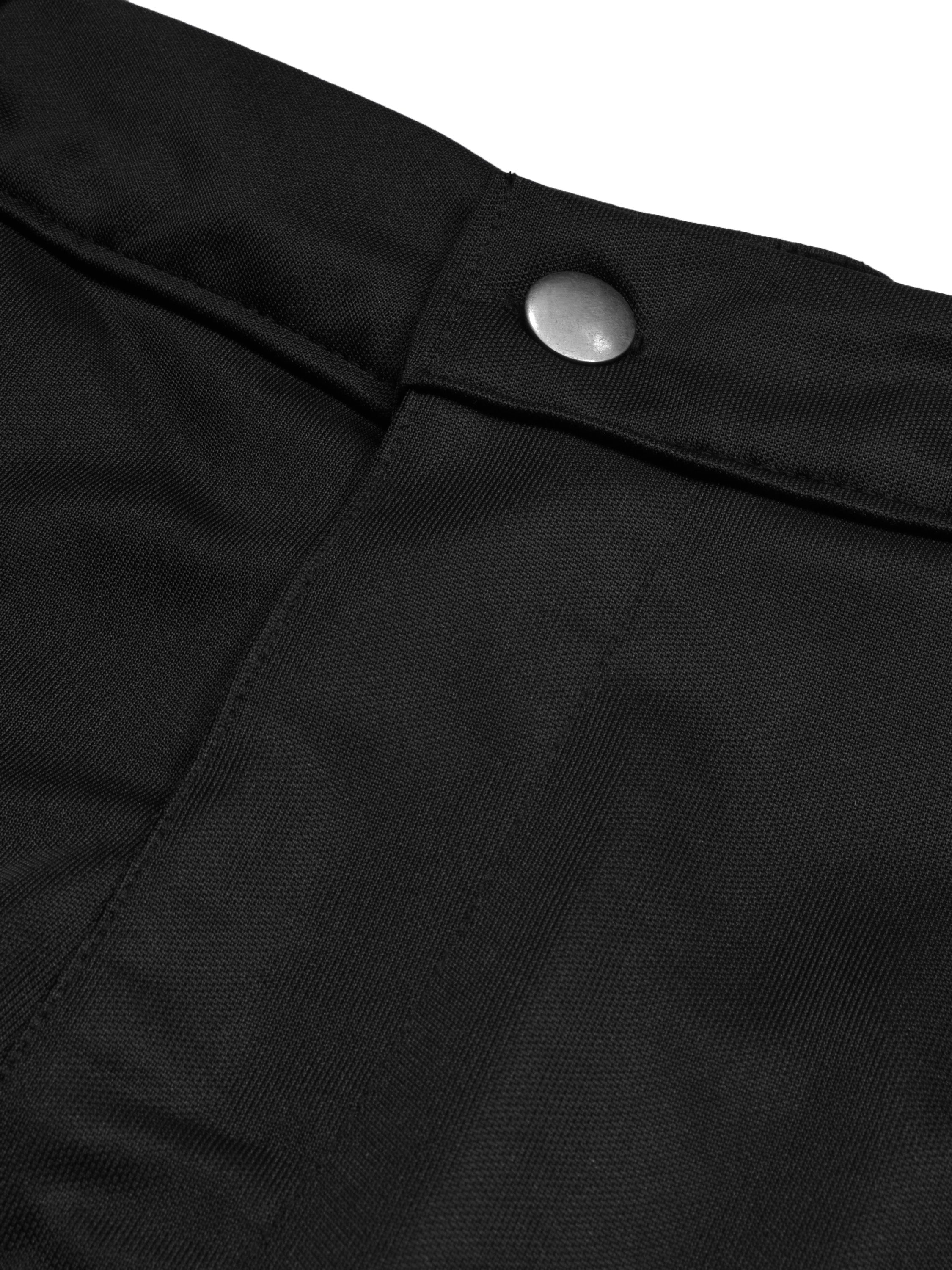 Louis Vicaci Interlock Stretchy Slim Fit Pent For Men-Black-SP1848/RT2454