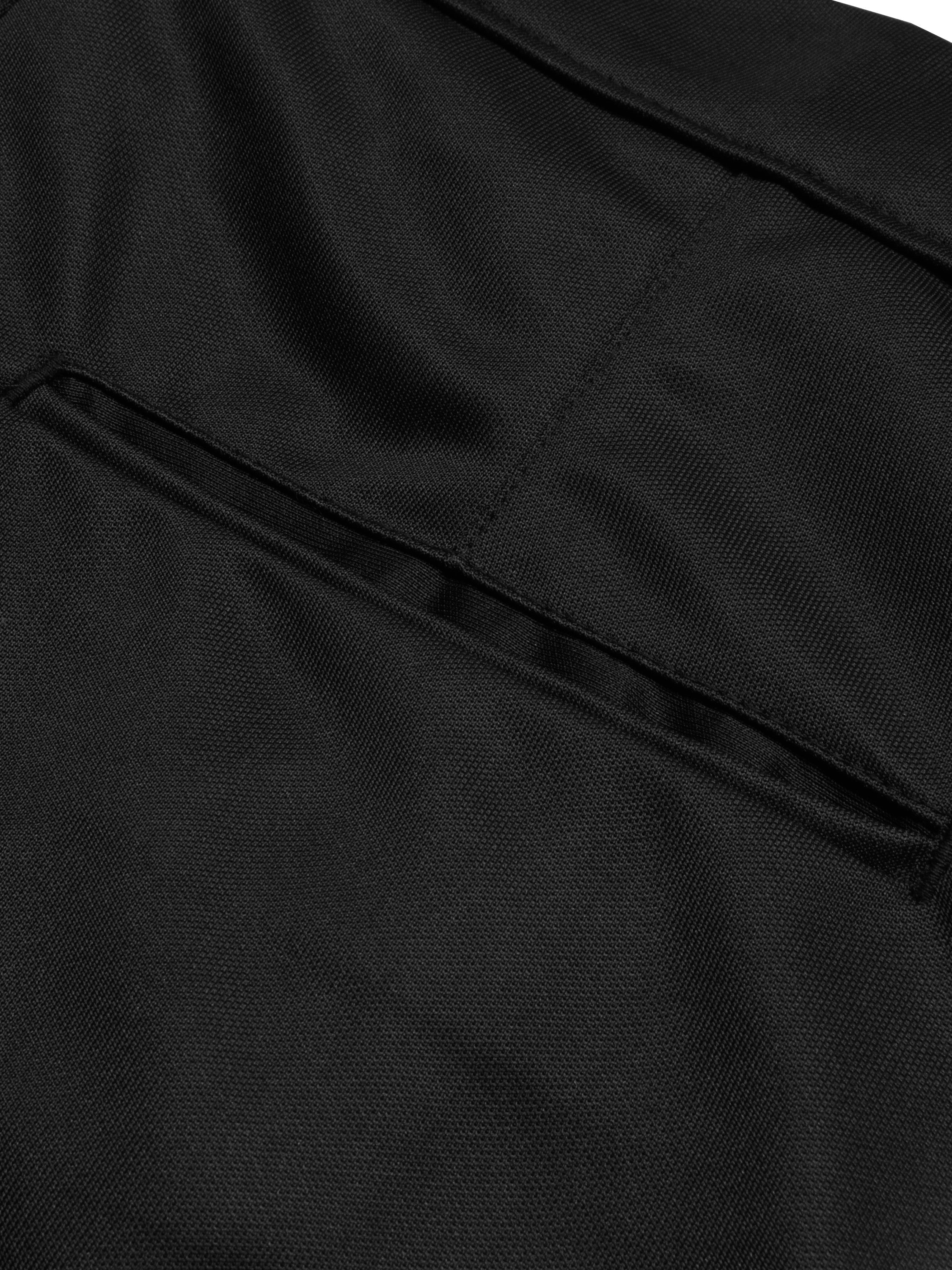 Louis Vicaci Interlock Stretchy Slim Fit Pent For Men-Black-SP1848/RT2454