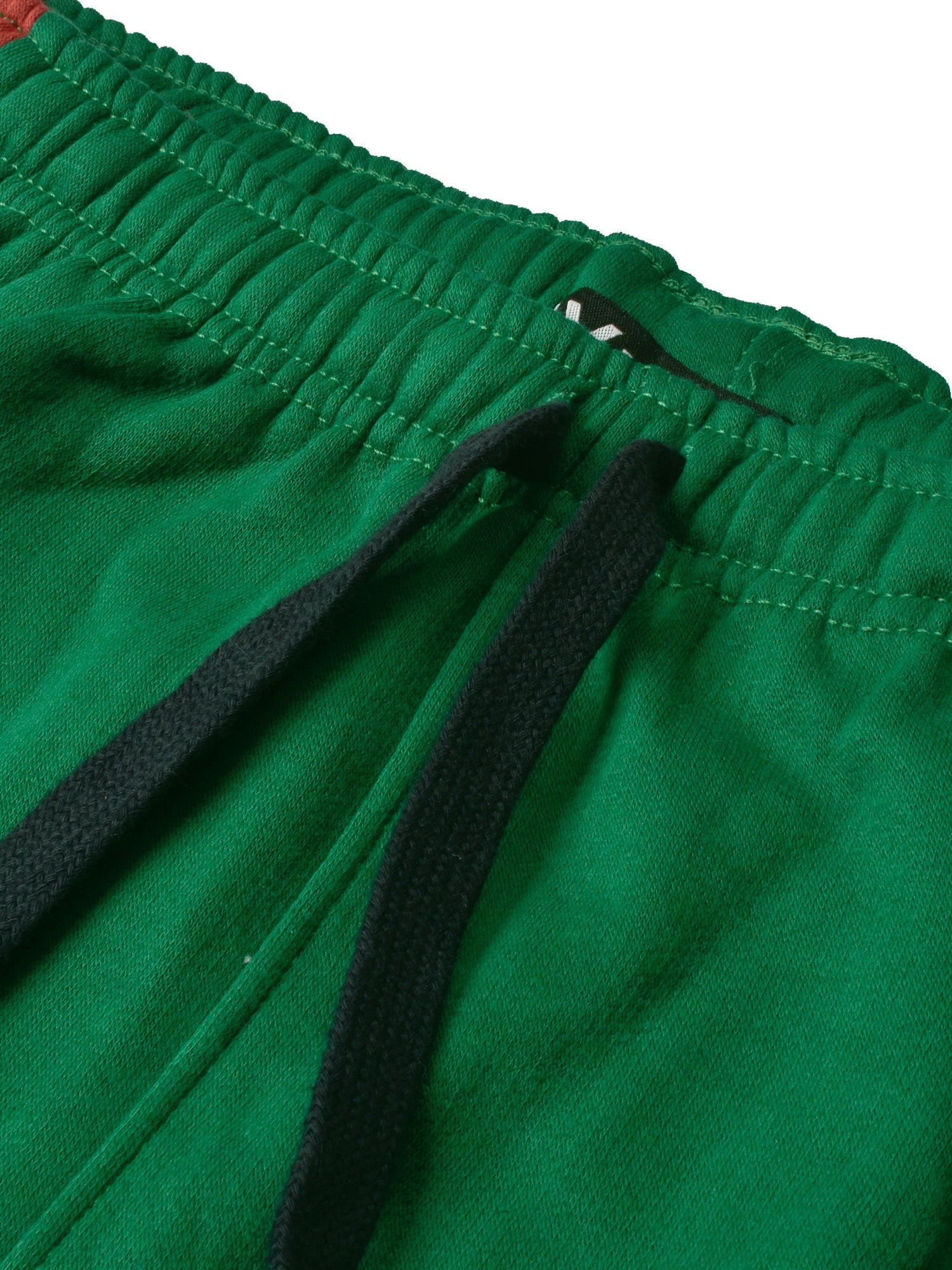 Louis Vicaci Fleece Zipper Tracksuit For Ladies-Green Melange with Black Stripe-BR266