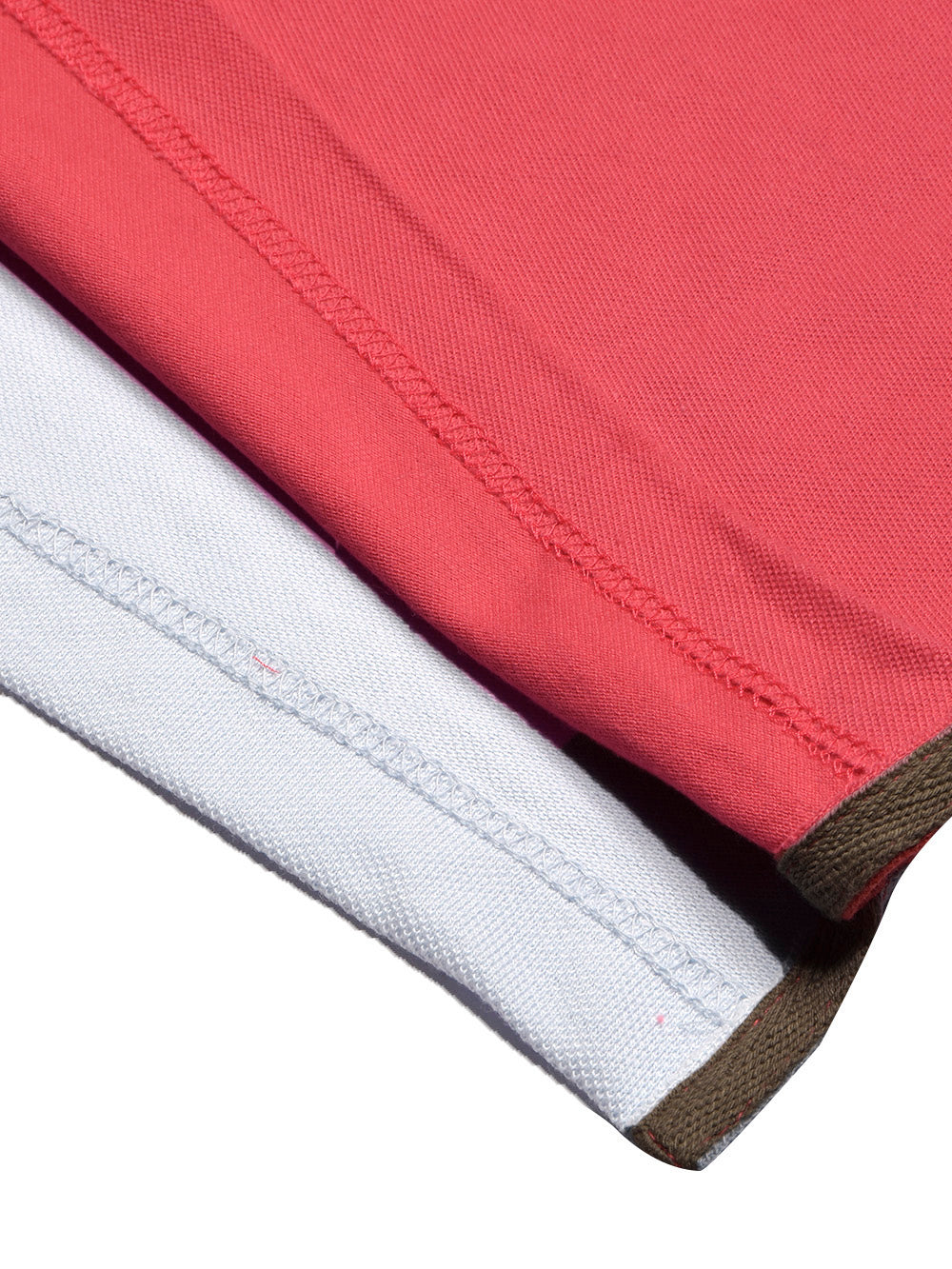 NXT Summer Polo Shirt For Men-Pink with Sky & Black-BE806/BR13048