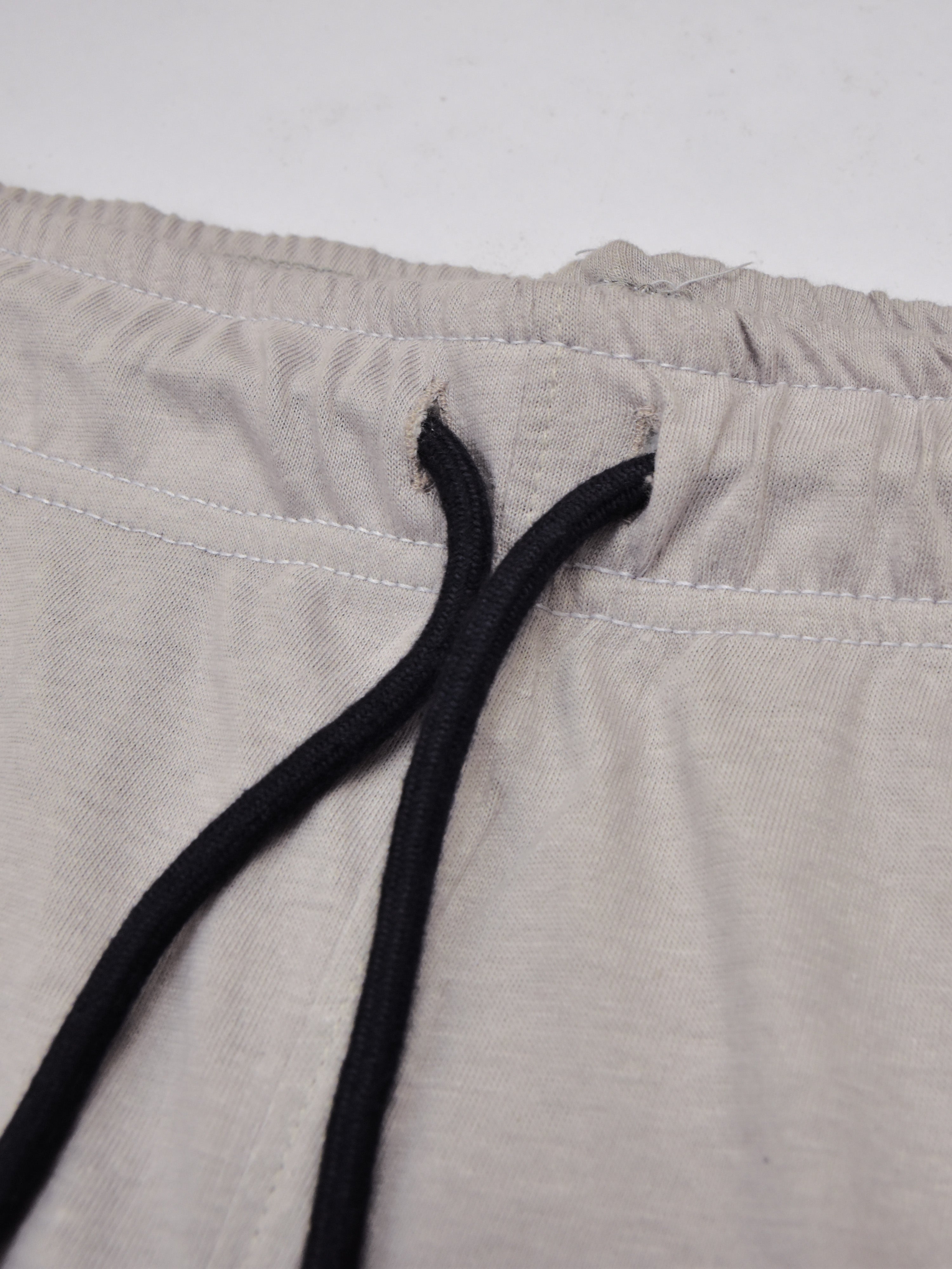 Summer Single Jersey Slim Fit Trouser For Men-Light Tea Pink With Navy Stripe-SP127/RT2098