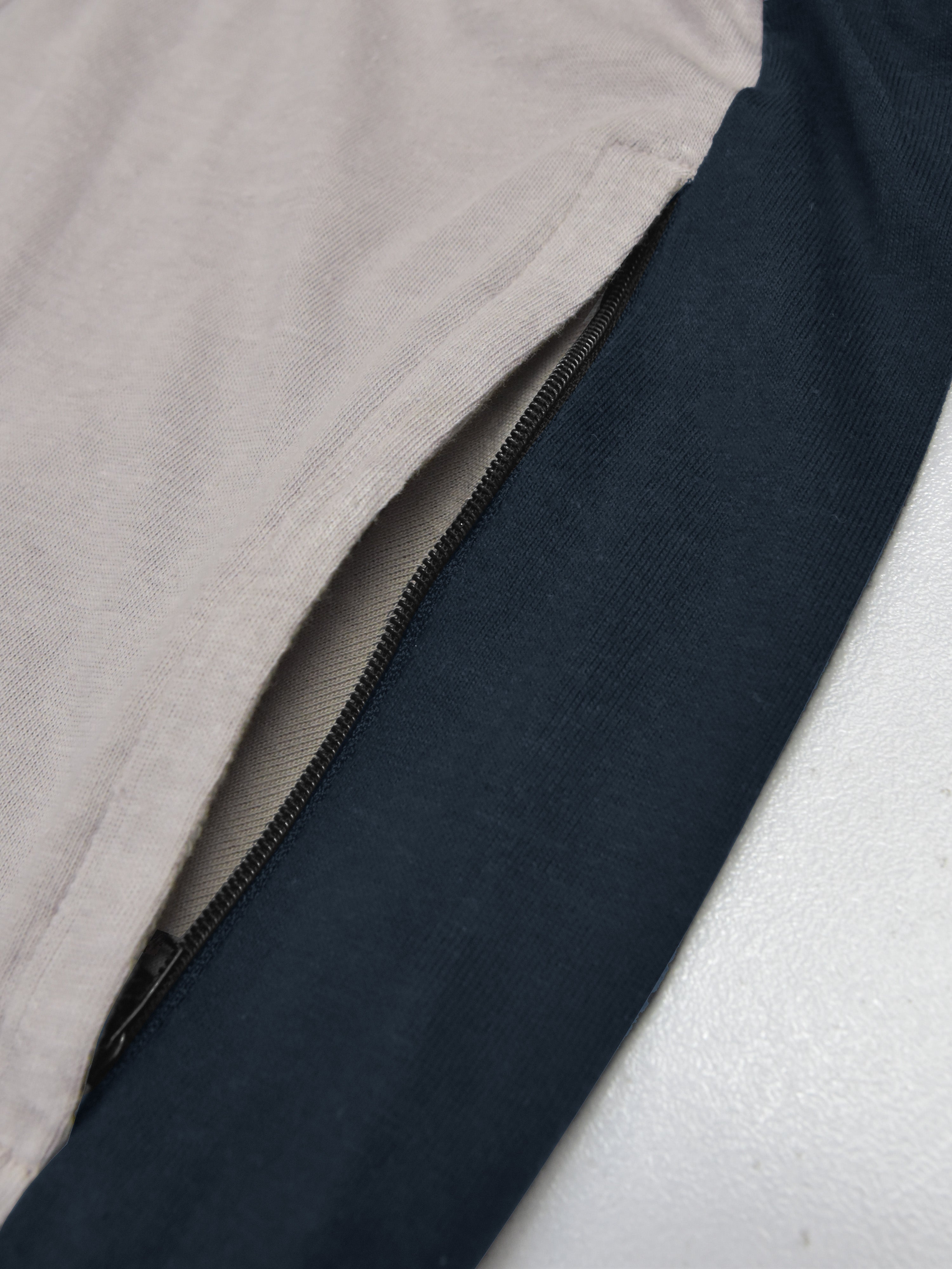 Summer Single Jersey Slim Fit Trouser For Men-Light Tea Pink With Navy Stripe-SP127/RT2098