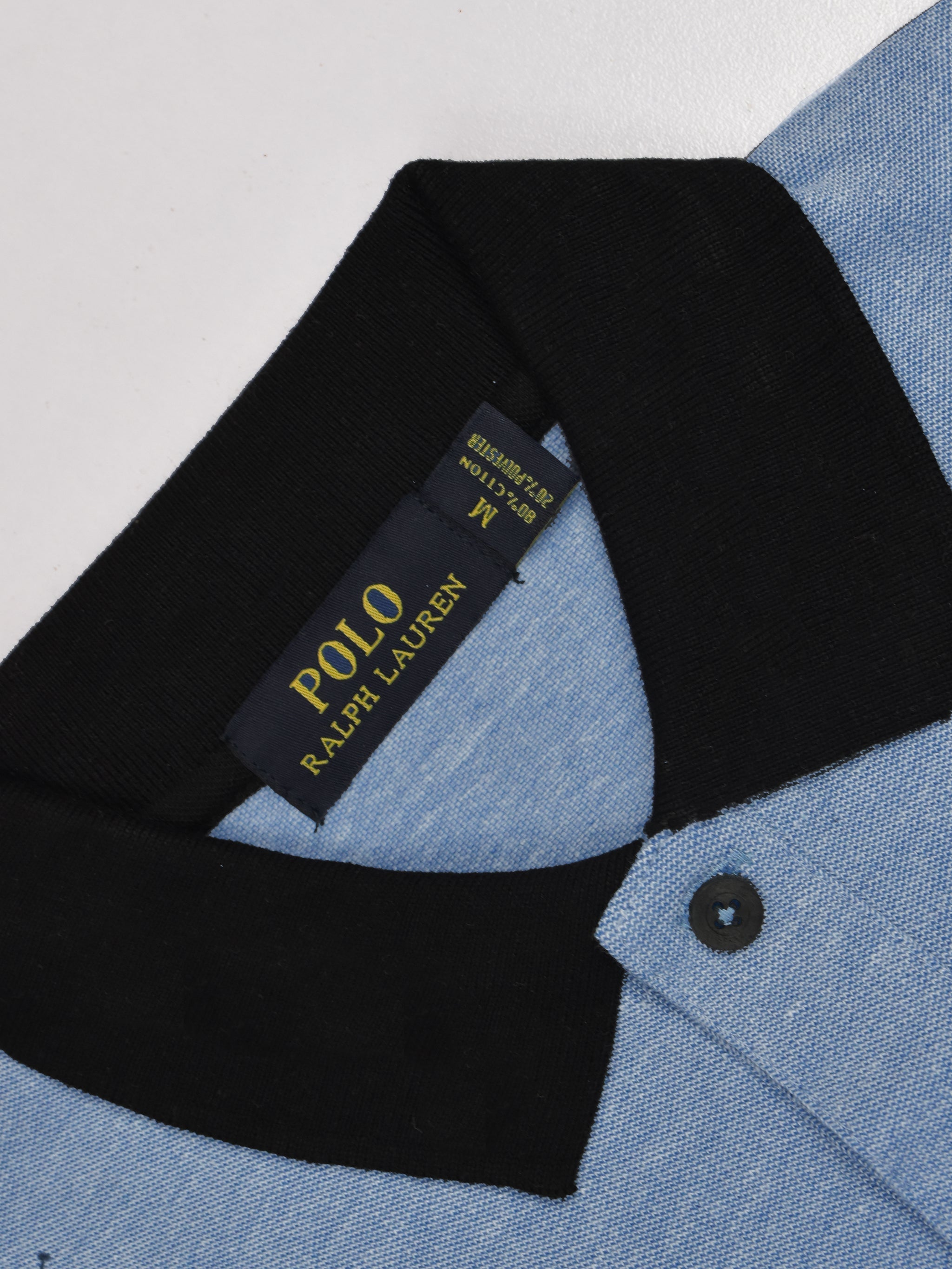 Summer Polo Shirt For Men-Sky Blue Melange-RT45