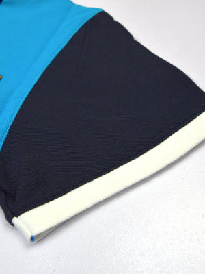 Summer Polo Shirt For Men-Blue & Navy-SP6755