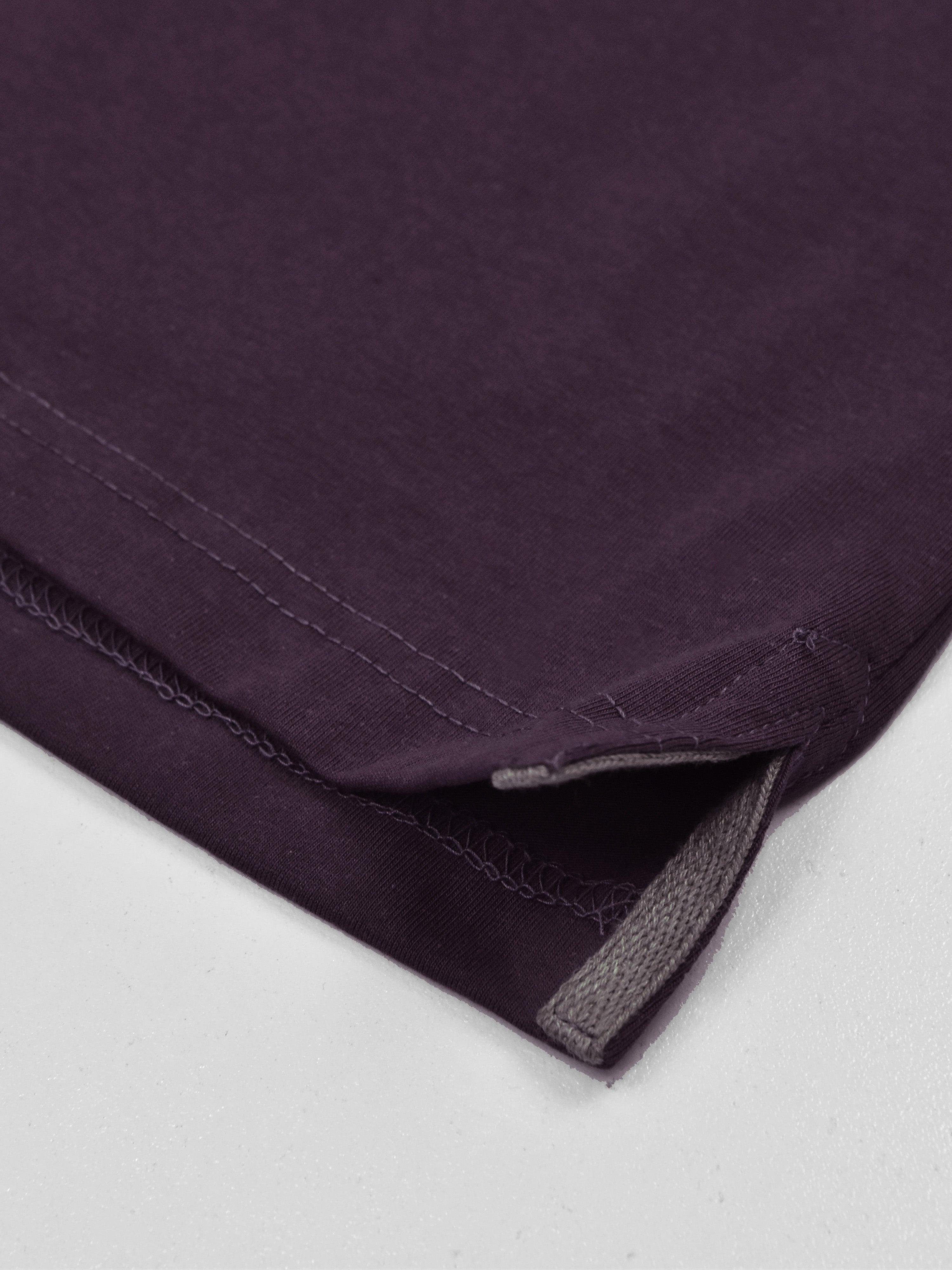 Summer Polo Shirt For Men-Indigo With Off White & Blue Stripe-RT2331