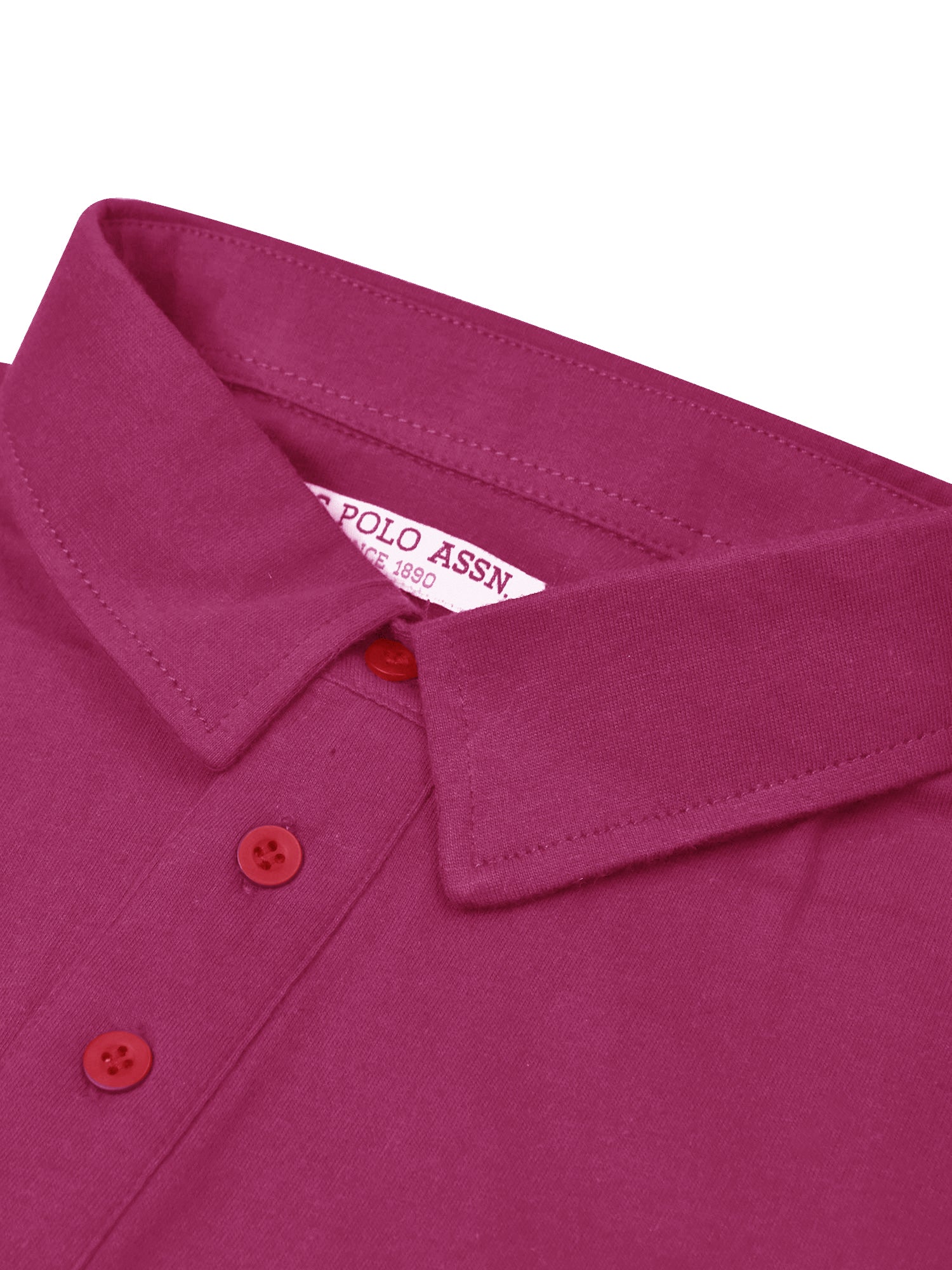 U.S.P.A Polo Shirt For Men-Magenta & Dark Navy-RT33