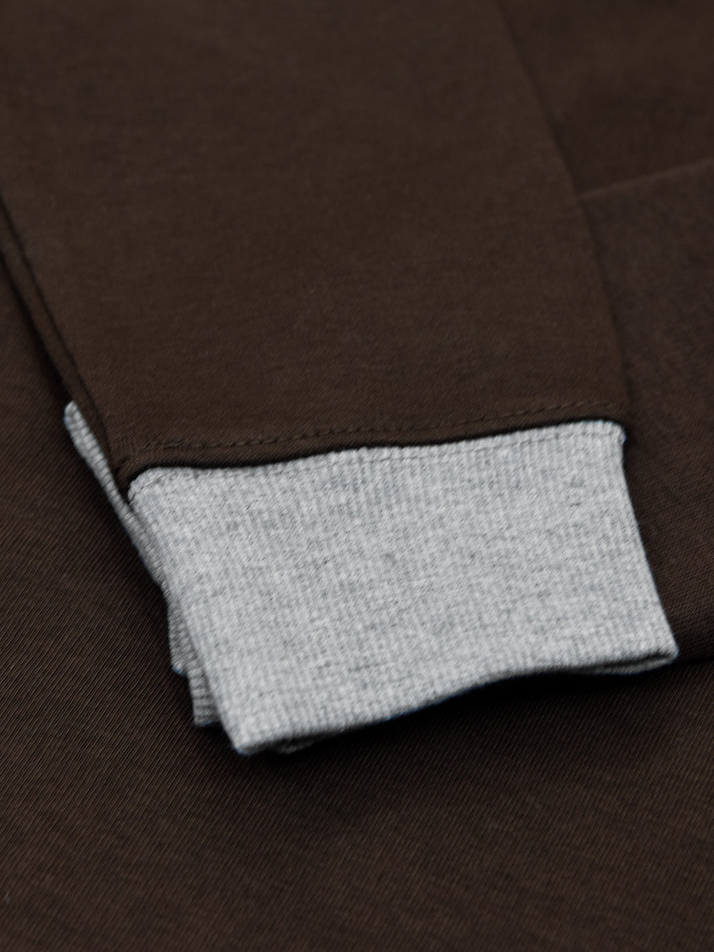 LV Fleece Funky Style Sweatshirt For Men-Brown with Grey-BR14450