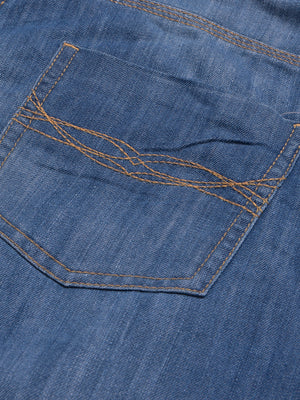 F&F Jeans For Ladies-Blue Faded-BR13581