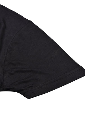 LV Summer Fashion T-Shirt & Lounge Short Suit For Men-Black-BR13734