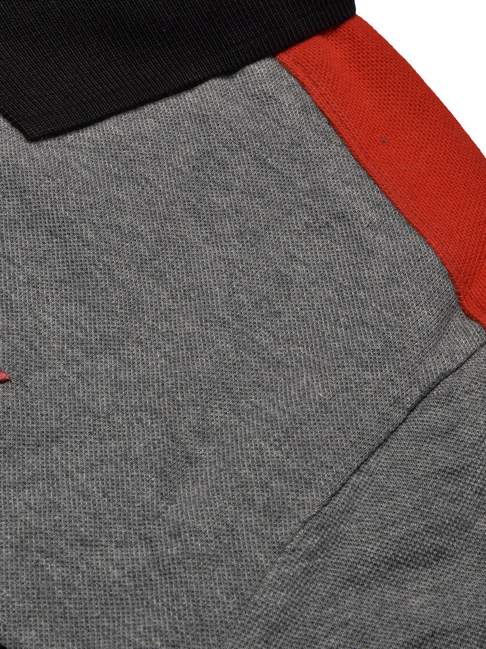 LV Summer Polo Shirt For Men-Grey Melange with Black-BE796/BE13038