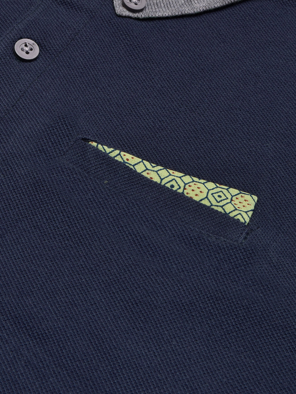 LV Summer Polo Shirt For Men-Navy & White-BR13044