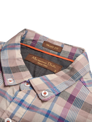 MD Premium Casual Shirt For Men-Allover Check-BE1420