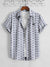 Massimo Dutti Premium Casual Shirt For Men-White with Allover Print-BE1376
