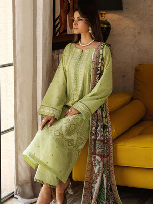 Mushq Dhanak Pashmina Wool Unstitched 3 Pcs Suit For Women-LV202