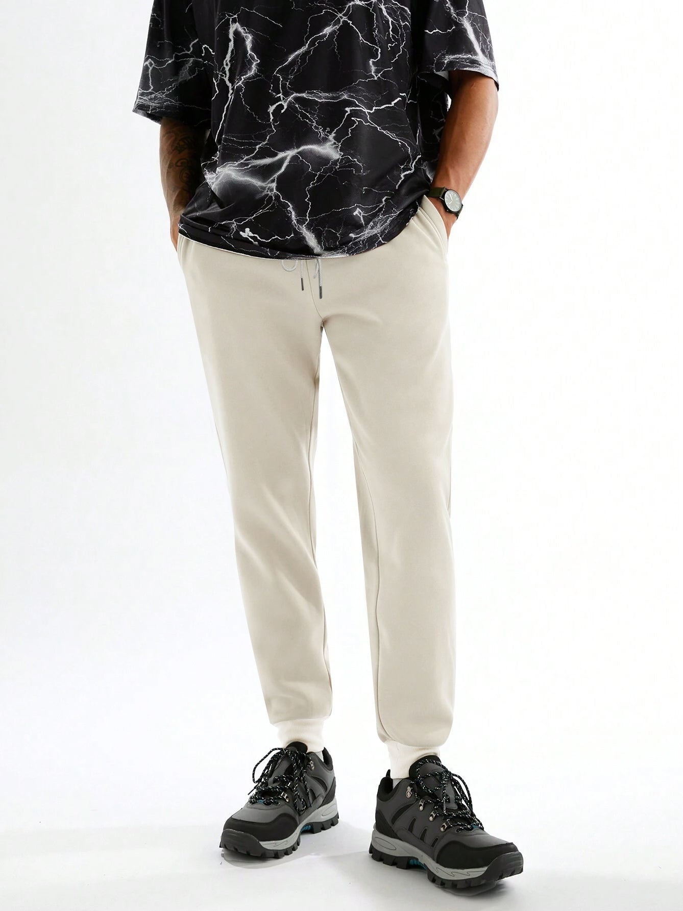 NXT Fleece Jogger Sweatpant For Mens-BR14543