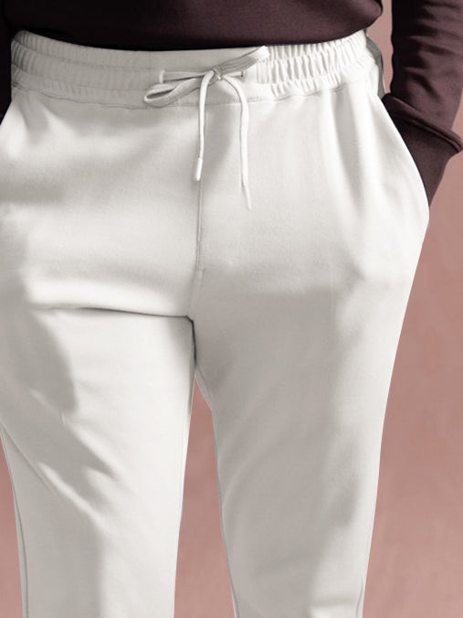 NXT Fleece Jogger Trouser For Men-Light Wheat-BE2639/BR14553