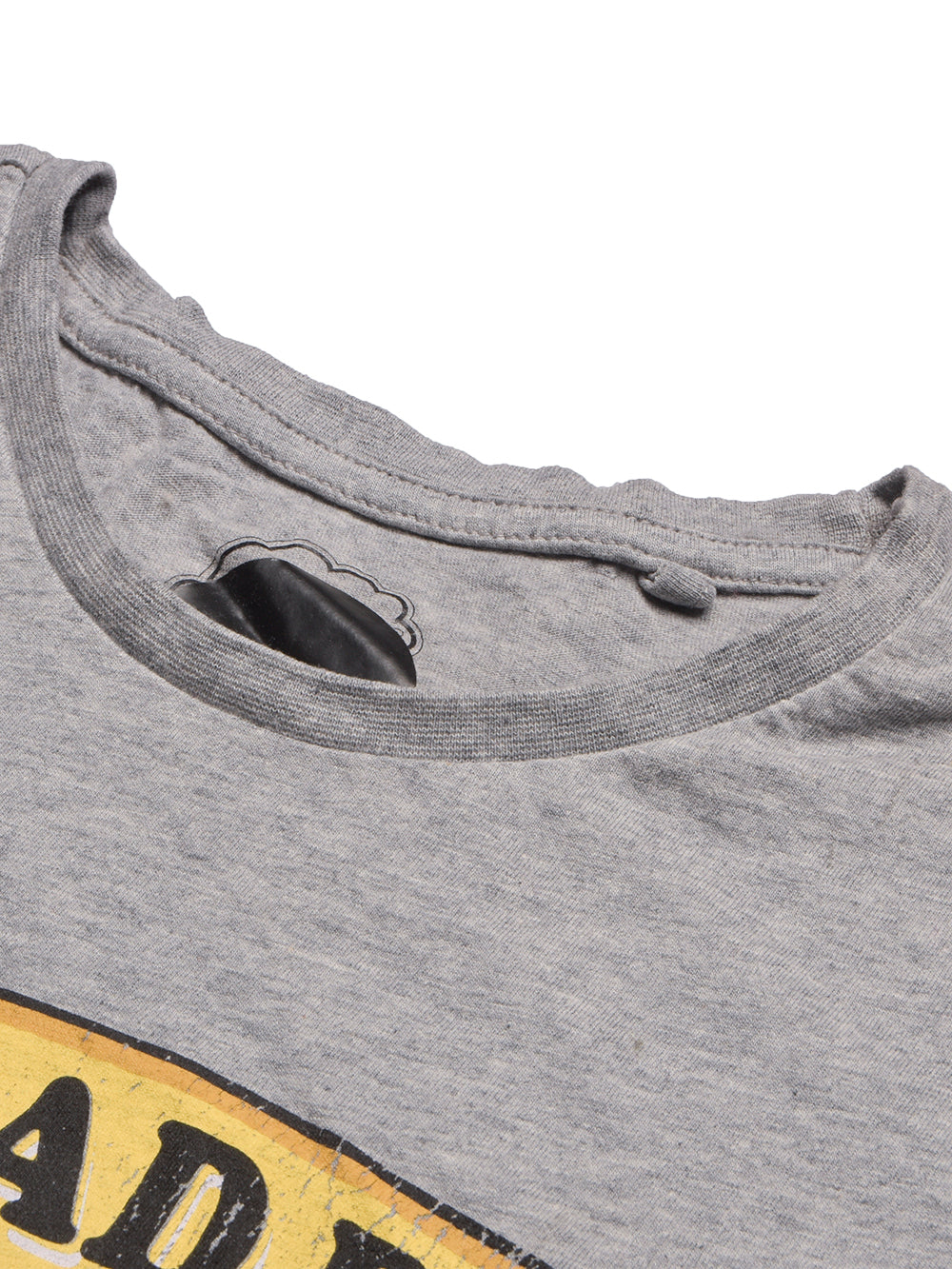 Next Single Jersey Crew Neck Tee Shirt For Men-Grey Melange-BE1044