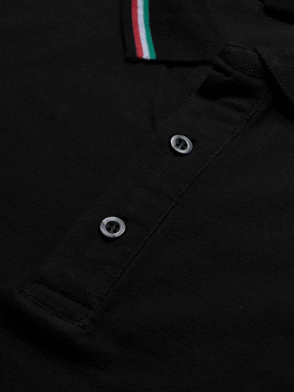 PYPR Summer Solid Polo Shirt For Men-Black-BE2089/BR14205