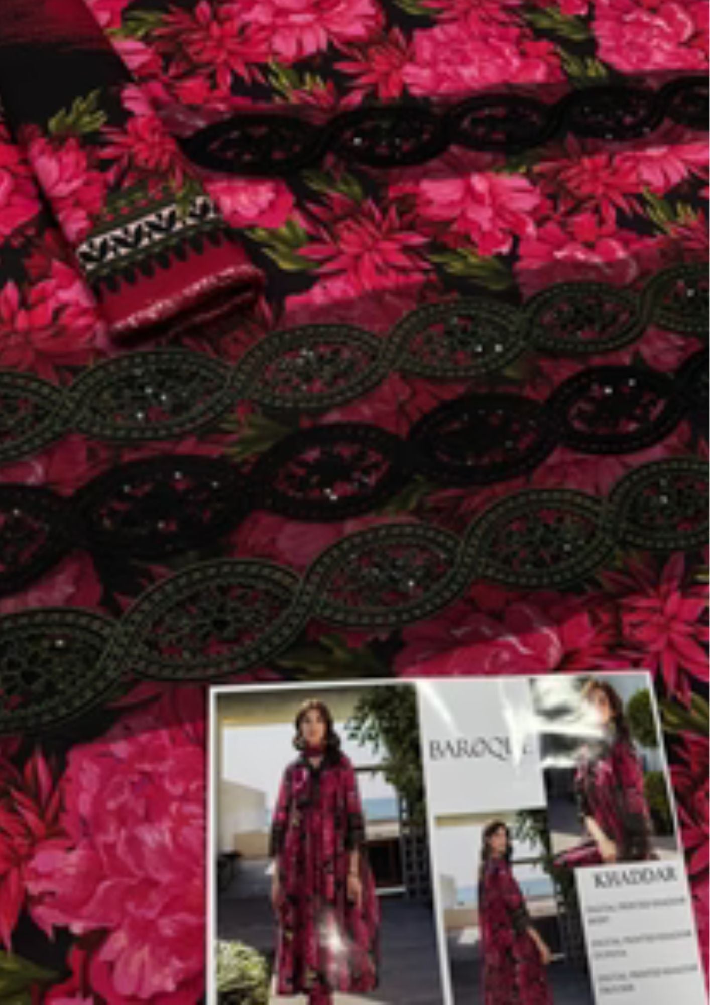 BAROQUE KHADDAR WINTER COLLECTION LV-3050/23