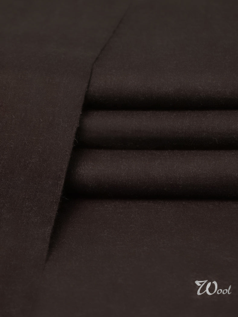 Swat Wool Unstitched Fabric For Winter-Dark Burgundy-RT1008