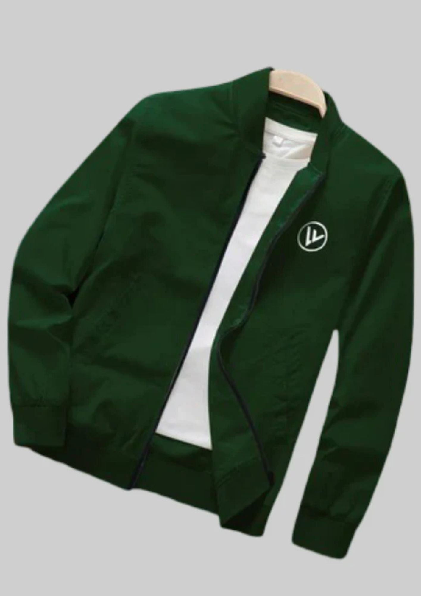 Louis Vicaci Zipper Fur Bomber Jacket For Men-BE1142