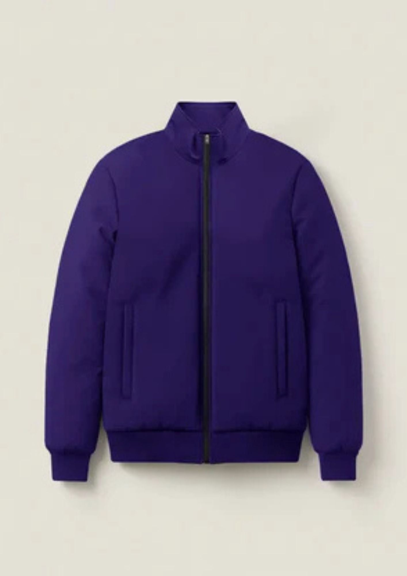 Stylish Puffer Zipper Mockneck Jacket For Mens-BRPH11