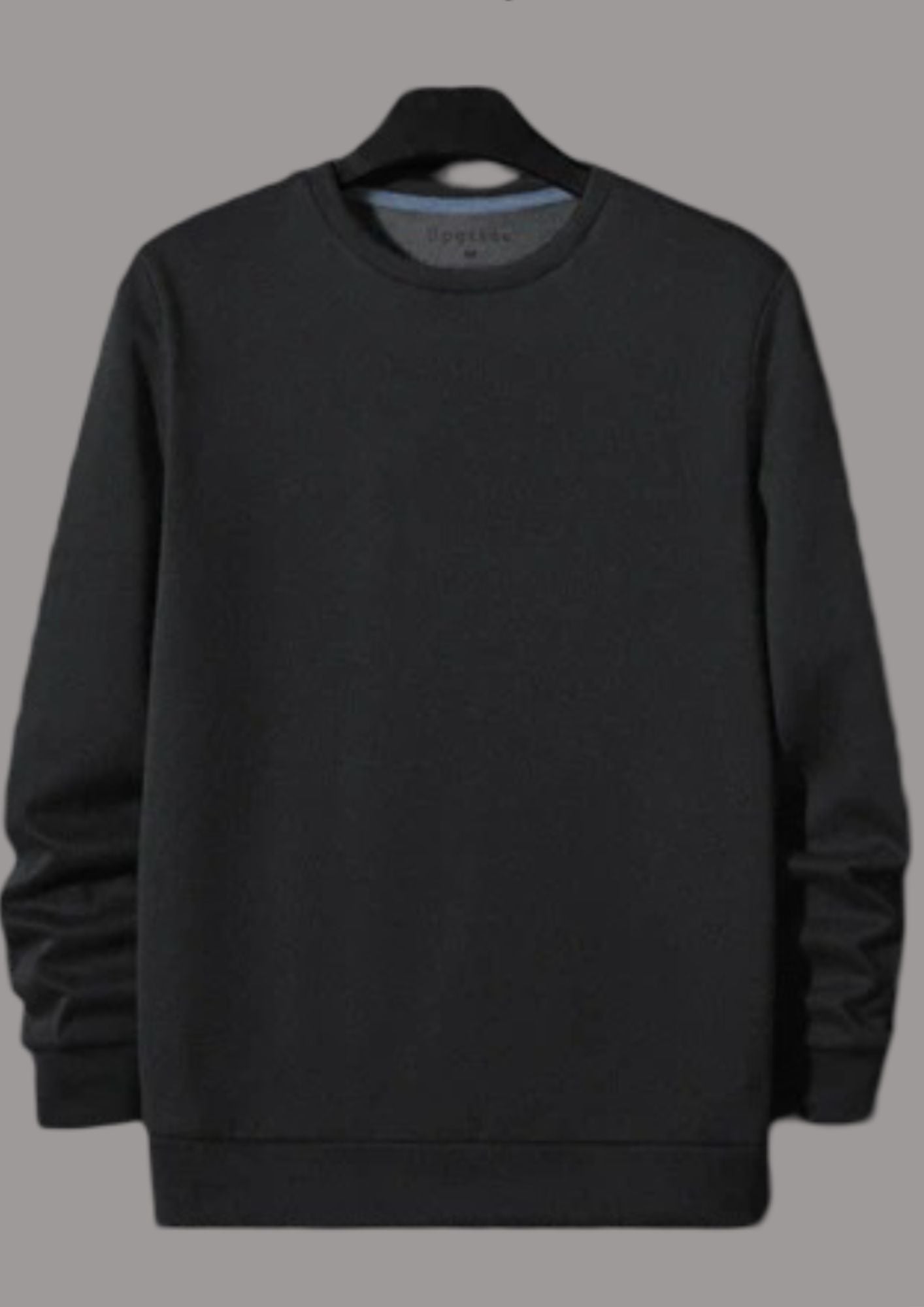 Upgrade Fashion Fleece Funky Style Sweatshirt For Men-Charcoal Melange-BR14499